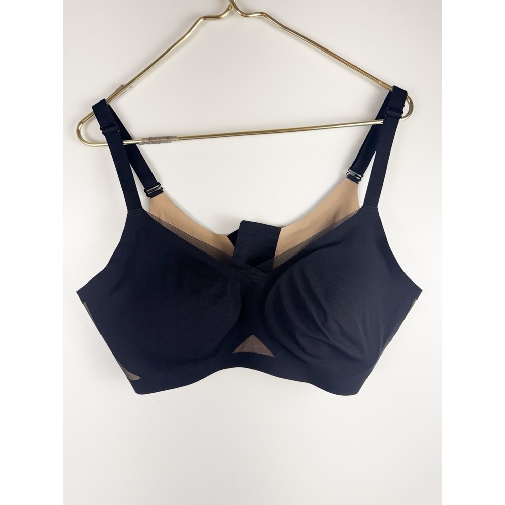 Honeylove Women's Liftwear CrossOver Bra BL1 Vamp Size 1X